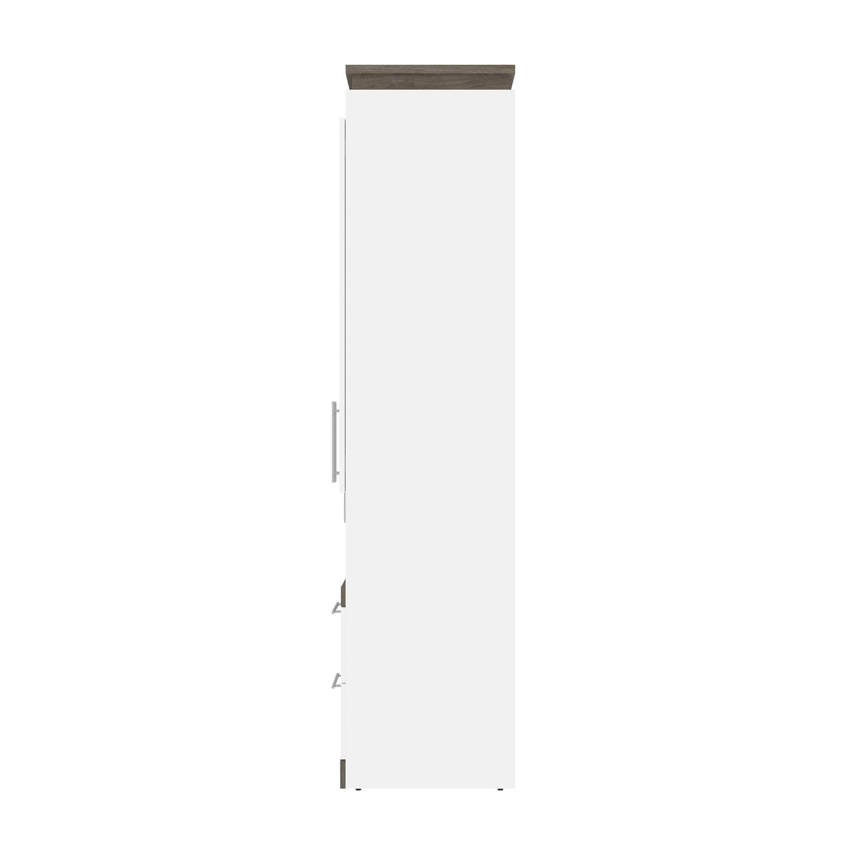 Modubox Orion 98"W Full Murphy Wall Bed with Narrow Storage Solutions, image 5