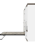 Modubox Orion 98"W Full Murphy Wall Bed with Narrow Storage Solutions, image 10