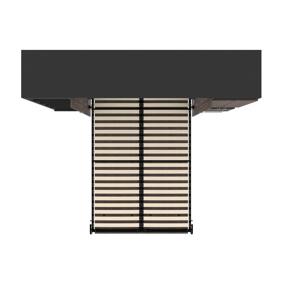 Modubox Orion 98"W Full Murphy Wall Bed with Narrow Storage Solutions, image 25