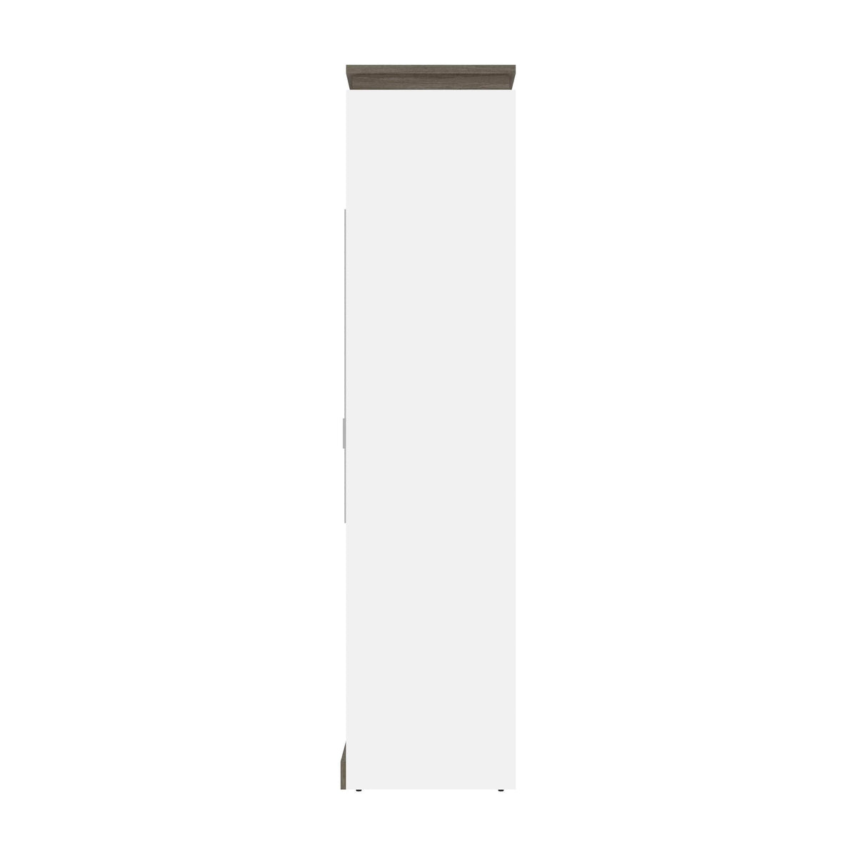 Modubox Orion Full Murphy Wall Bed with Narrow Shelving Unit, image 4