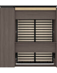 Modubox Orion Full Murphy Wall Bed with Narrow Shelving Unit, image 18