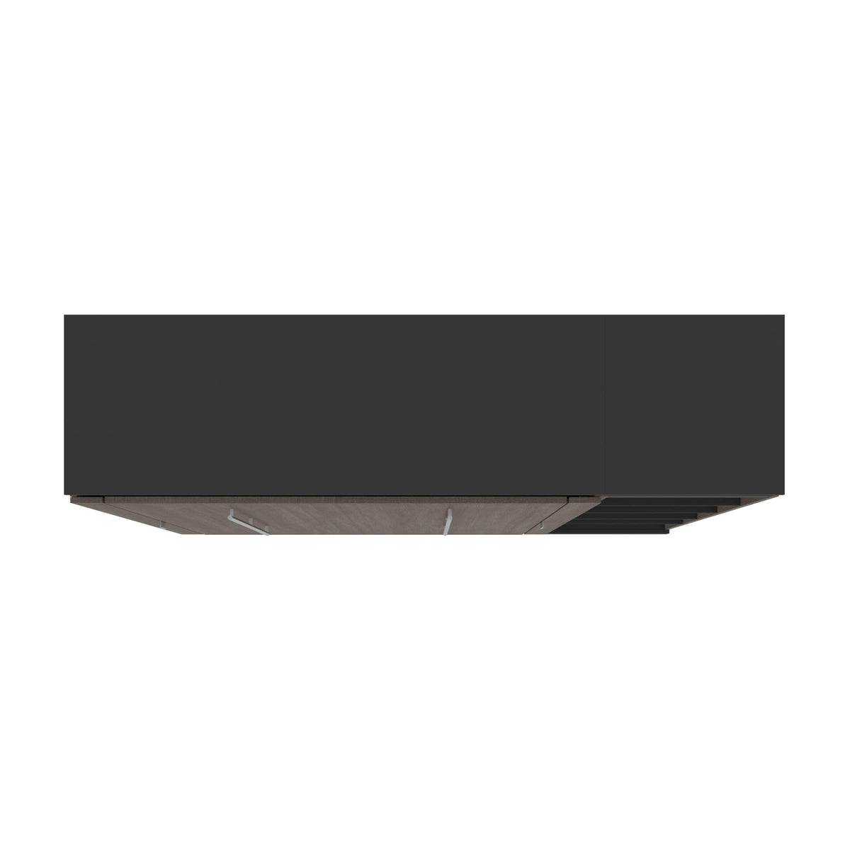 Modubox Orion Full Murphy Wall Bed with Narrow Shelving Unit, image 19