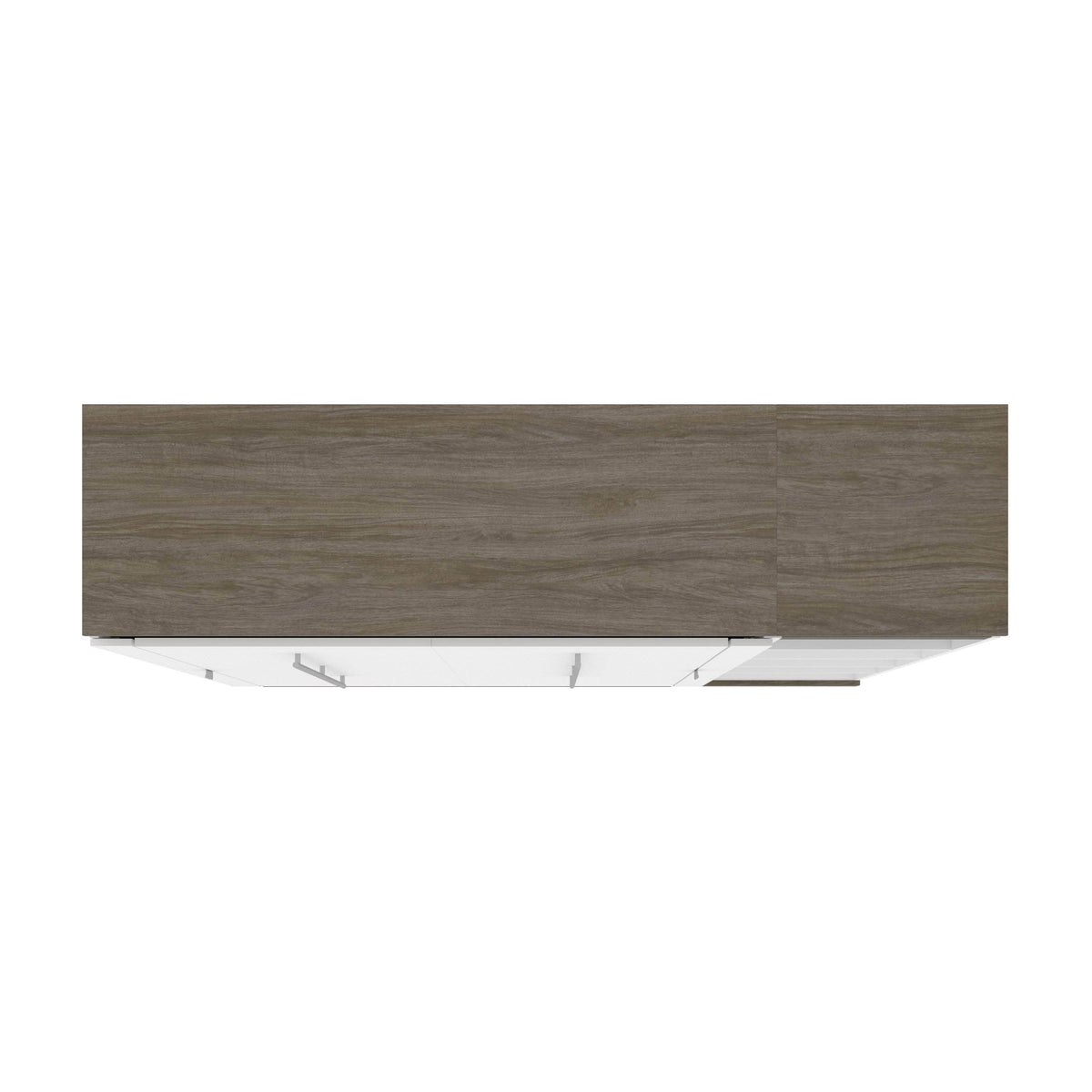 Modubox Orion Full Murphy Wall Bed with Narrow Shelving Unit, image 7