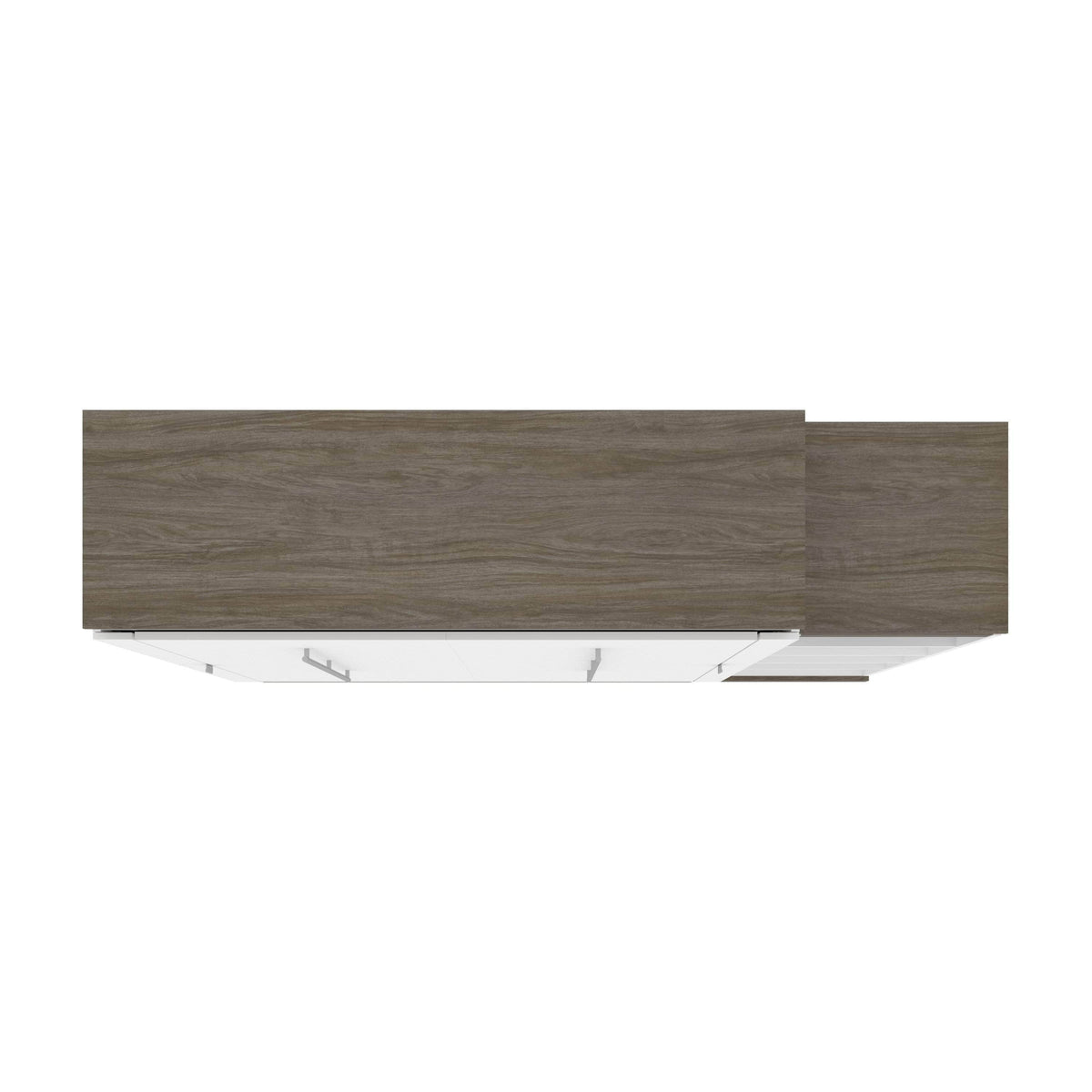 Modubox Orion Queen Murphy Wall Bed with Narrow Shelving Unit, image 6