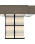 Modubox Orion Queen Murphy Wall Bed with Narrow Shelving Unit, image 12