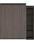 Modubox Orion Queen Murphy Wall Bed with Narrow Shelving Unit, image 16
