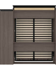 Modubox Orion Queen Murphy Wall Bed with Narrow Shelving Unit, image 19