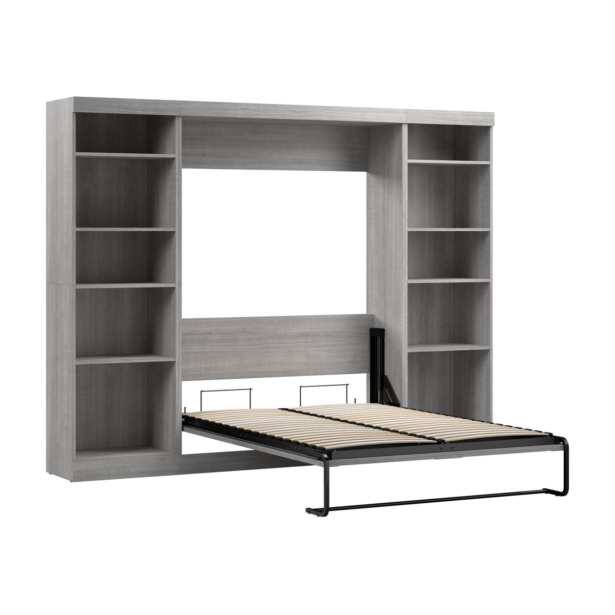 Modubox Pur Full Murphy Bed with 2 Storage Units (109W), image 47
