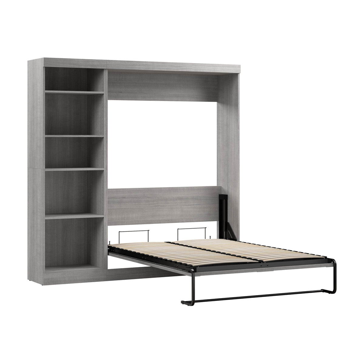 Modubox Pur Full Murphy Full Bed with Storage Unit (84W), image 45
