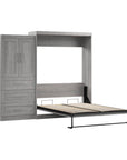 Modubox Pur Queen Murphy Wall Bed and 1 Storage Unit with Drawers (101”), image 21