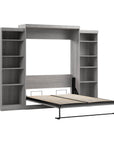 Modubox Pur Queen Murphy Wall Bed and 2 Storage Units (115W), image 44
