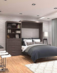 Modubox Pur 101" Queen Size Murphy Wall Bed with Storage Unit, image 2