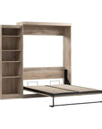 Modubox Pur 90" Queen Size Murphy Wall Bed with Storage Unit, image 24