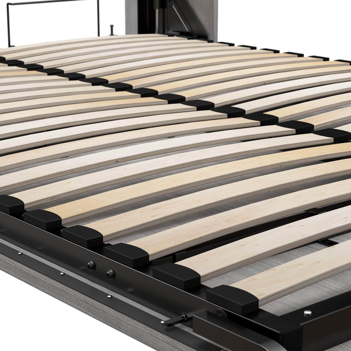 Modubox Pur 90" Queen Size Murphy Wall Bed with Storage Unit, image 45