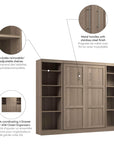 Modubox Pur Full Murphy Bed with 2 Storage Units (109W), image 73