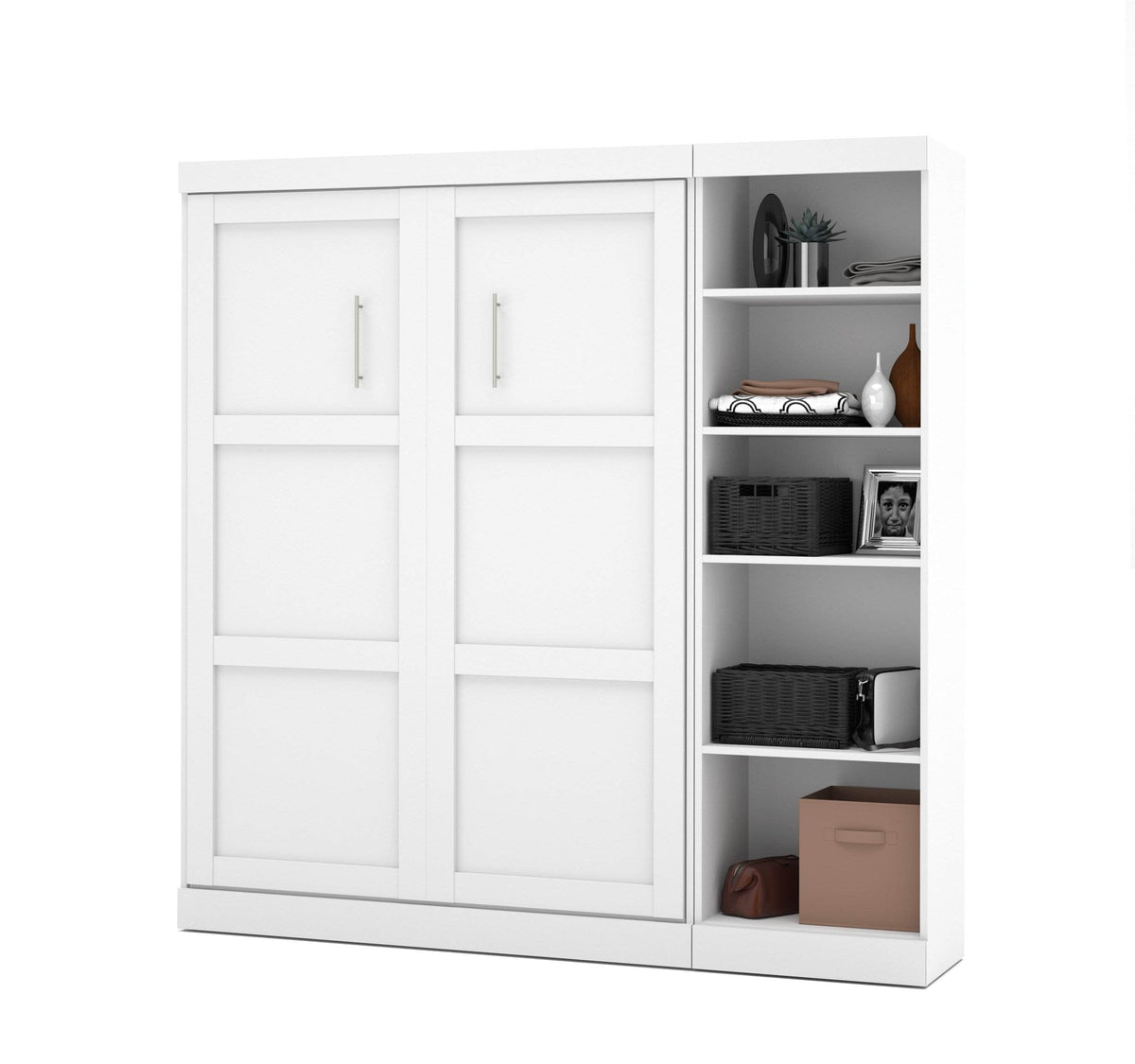 Modubox Pur Full Murphy Full Bed with Storage Unit (84W), image 3