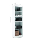 Modubox Pur Full Murphy Wall Bed, a Storage Unit and a Sofa (84“) in White, image 8