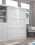 Modubox Pur Full Murphy Wall Bed and 1 Storage Unit with Drawers (84”), image 2