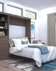 Modubox Pur Full Murphy Wall Bed and 1 Storage Unit with Drawers (84”), image 8