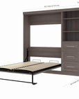 Modubox Pur Full Murphy Wall Bed and 1 Storage Unit with Drawers (84”), image 11