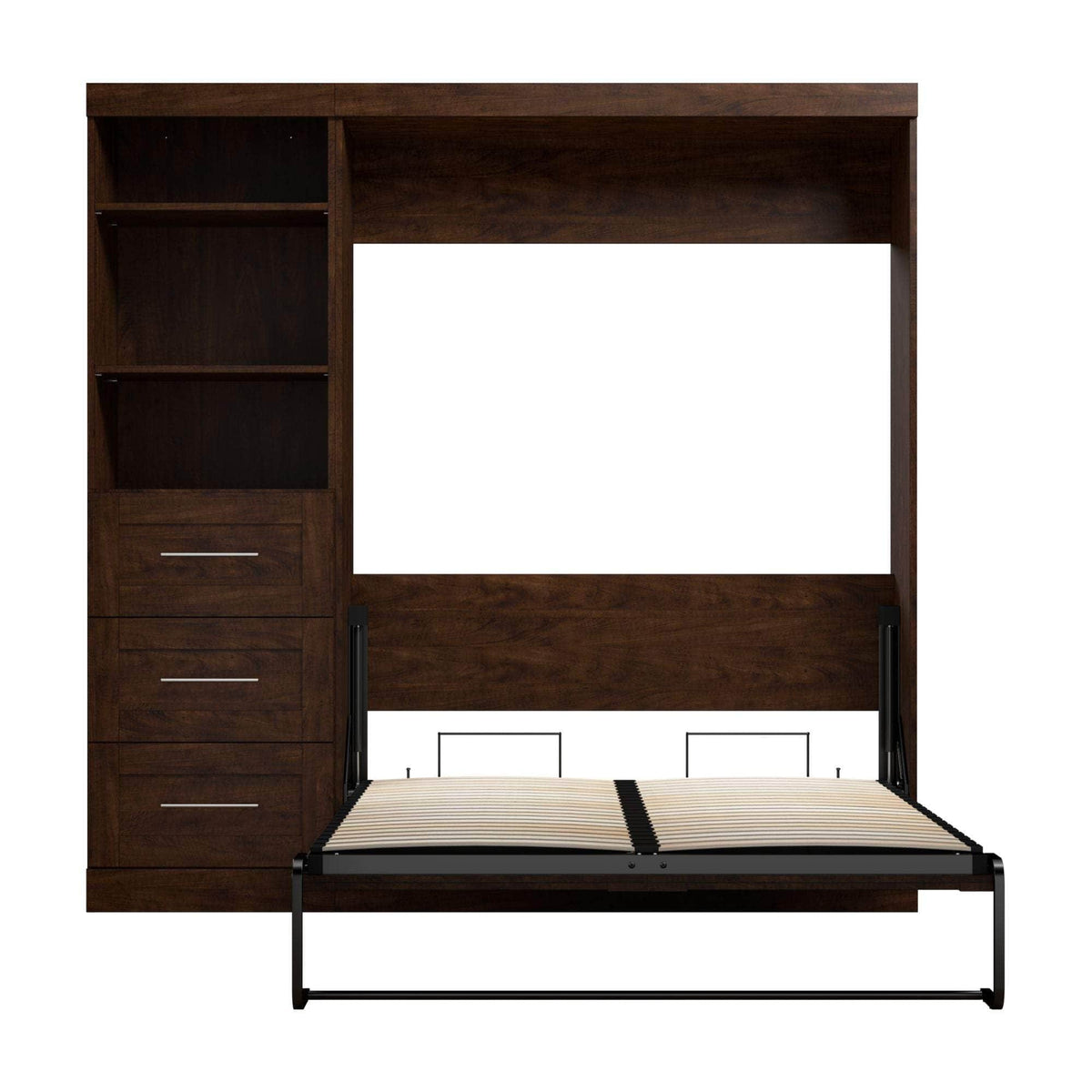 Modubox Pur Full Murphy Wall Bed and 1 Storage Unit with Drawers (84”), image 20