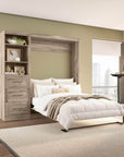 Modubox Pur Full Murphy Wall Bed and 1 Storage Unit with Drawers (84”), image 31