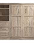 Modubox Pur Full Murphy Wall Bed and 1 Storage Unit with Drawers (84”), image 33