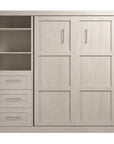 Modubox Pur Full Murphy Wall Bed and 1 Storage Unit with Drawers (84”), image 58