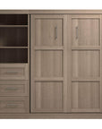 Modubox Pur Full Murphy Wall Bed and 1 Storage Unit with Drawers (84”), image 70