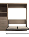 Modubox Pur Full Murphy Wall Bed and 1 Storage Unit with Drawers (84”), image 72