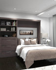 Modubox Pur Full Murphy Wall Bed and Storage Unit with Drawers (95W), image 1