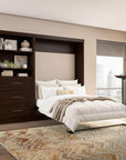 Modubox Pur Full Murphy Wall Bed and Storage Unit with Drawers (95W), image 9