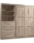 Modubox Pur Full Murphy Wall Bed and Storage Unit with Drawers (95W), image 27
