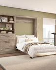 Modubox Pur Full Murphy Wall Bed and Storage Unit with Drawers (95W), image 24
