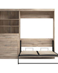 Modubox Pur Full Murphy Wall Bed and Storage Unit with Drawers (95W), image 29