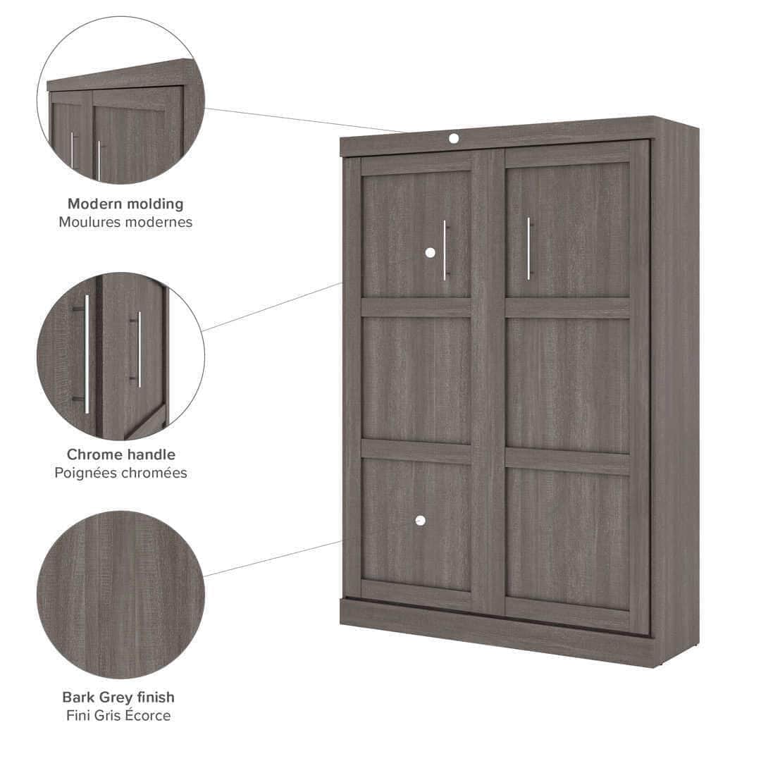 Modubox Pur Full Size Murphy Wall Bed, image 5