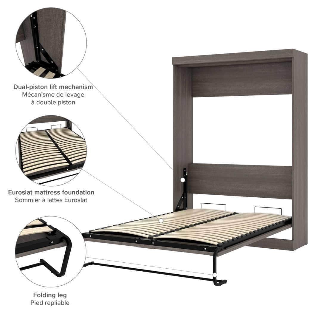 Modubox Pur Full Size Murphy Wall Bed, image 6