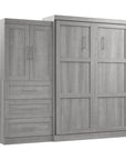 Modubox Pur Queen Murphy Wall Bed and 1 Storage Unit with Drawers (101”), image 22