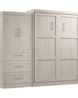 Modubox Pur Queen Murphy Wall Bed and 1 Storage Unit with Drawers (101”), image 34