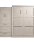Modubox Pur Queen Murphy Wall Bed and 1 Storage Unit with Drawers (101”), image 33