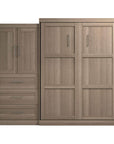 Modubox Pur Queen Murphy Wall Bed and 1 Storage Unit with Drawers (101”), image 45