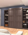 Modubox Pur Queen Murphy Wall Bed and 2 Storage Units (115W), image 1