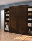 Modubox Pur Queen Murphy Wall Bed and 2 Storage Units (115W), image 6
