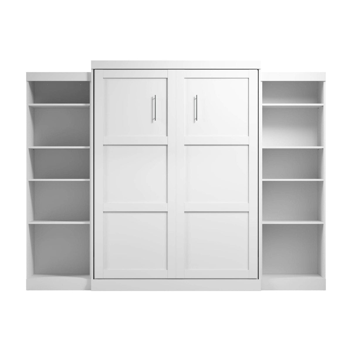Modubox Pur Queen Murphy Wall Bed and 2 Storage Units (115W), image 14