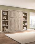 Modubox Pur Queen Murphy Wall Bed and 2 Storage Units (115W), image 29