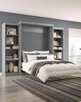 Modubox Pur Queen Murphy Wall Bed and 2 Storage Units (115W), image 40