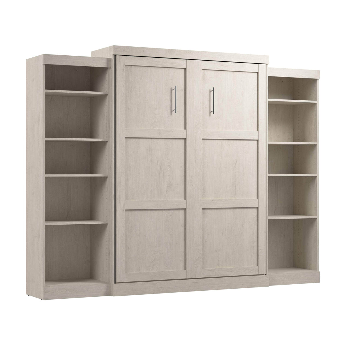 Modubox Pur Queen Murphy Wall Bed and 2 Storage Units (115W), image 54