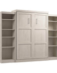 Modubox Pur Queen Murphy Wall Bed and 2 Storage Units (115W), image 54