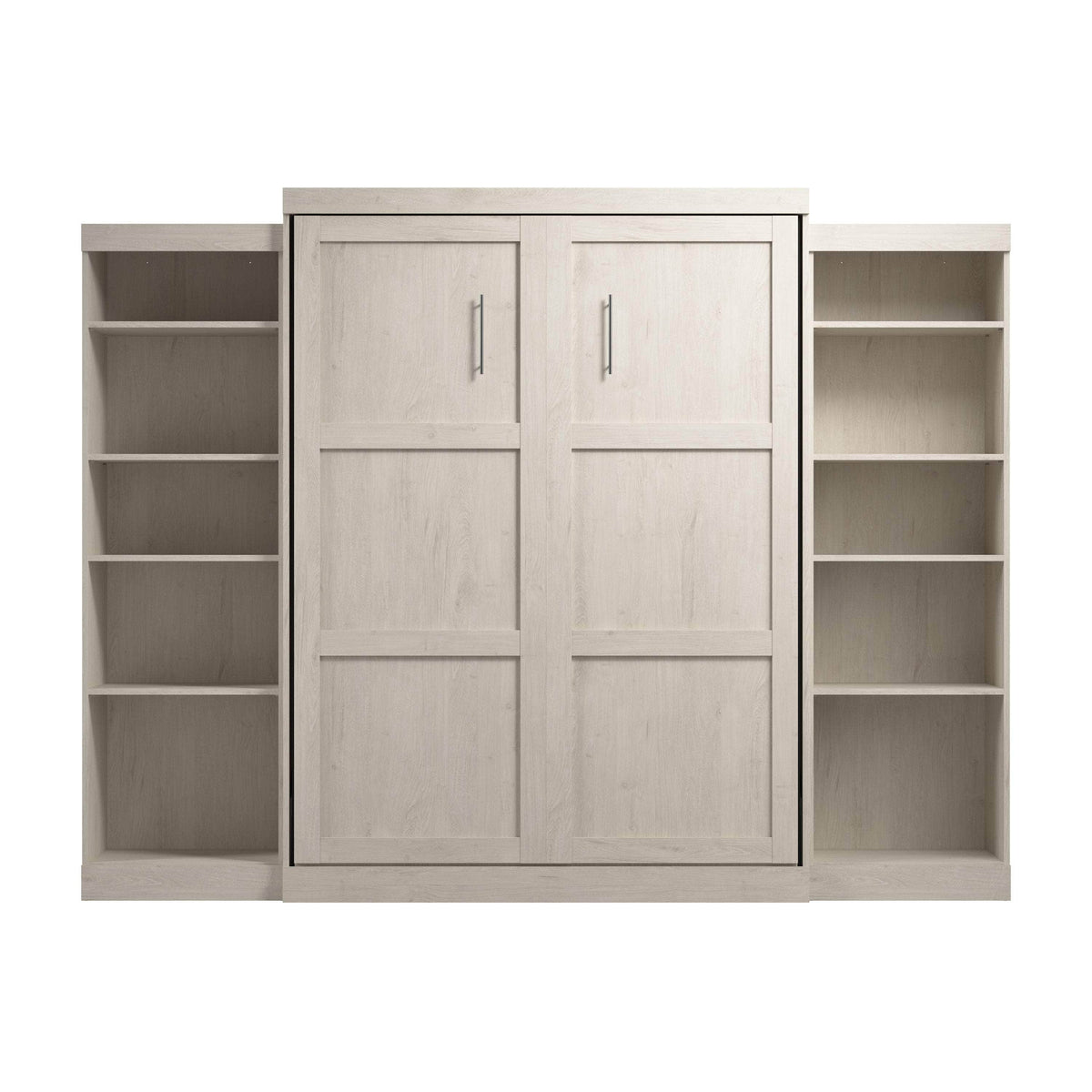 Modubox Pur Queen Murphy Wall Bed and 2 Storage Units (115W), image 55