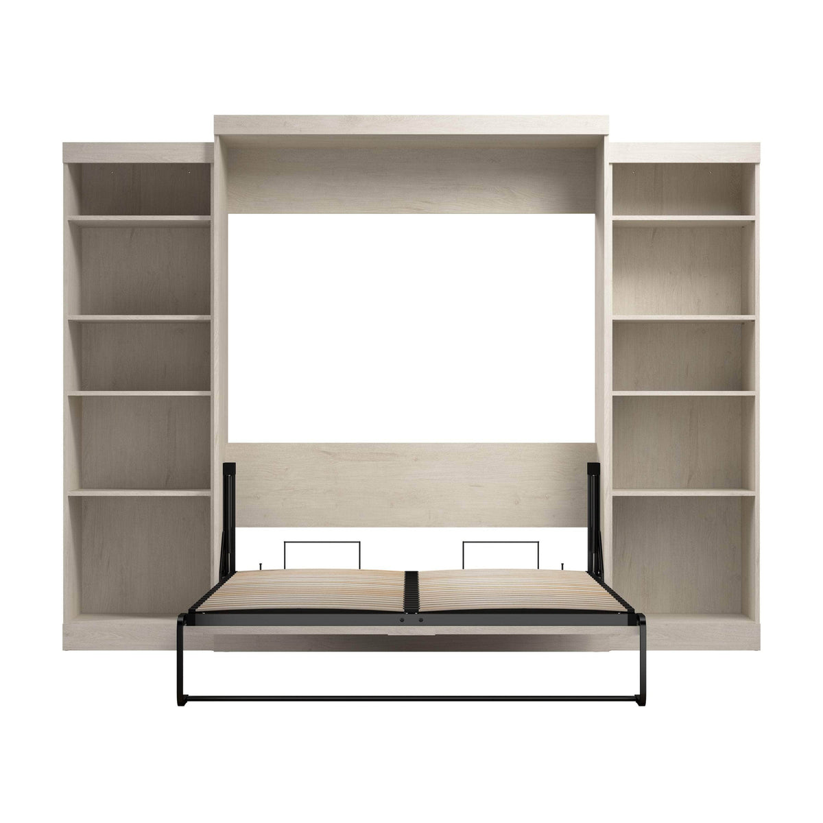 Modubox Pur Queen Murphy Wall Bed and 2 Storage Units (115W), image 57